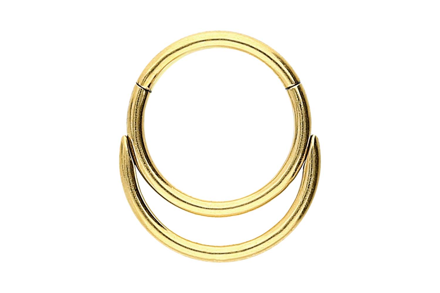 Chirurgenstahl Segmentring Clicker DOPPELRING